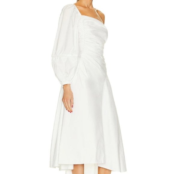 ULLA JOHNSON Fiorella Dress in Cowrie - 4 - Picture 3 of 11